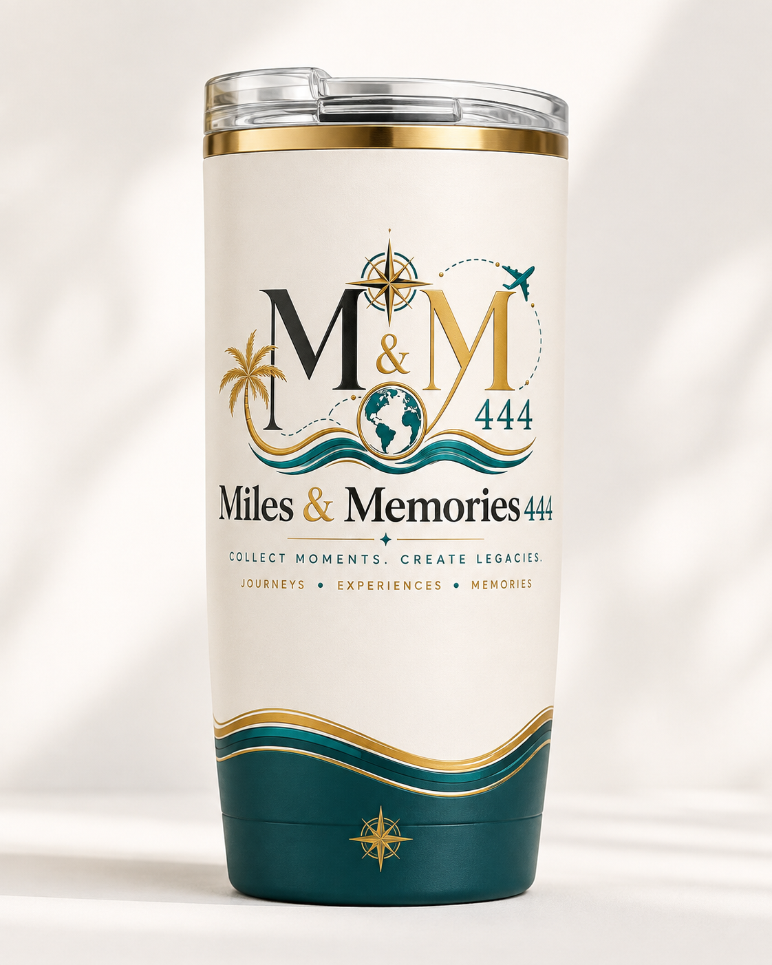 Miles & Memories travel tumbler