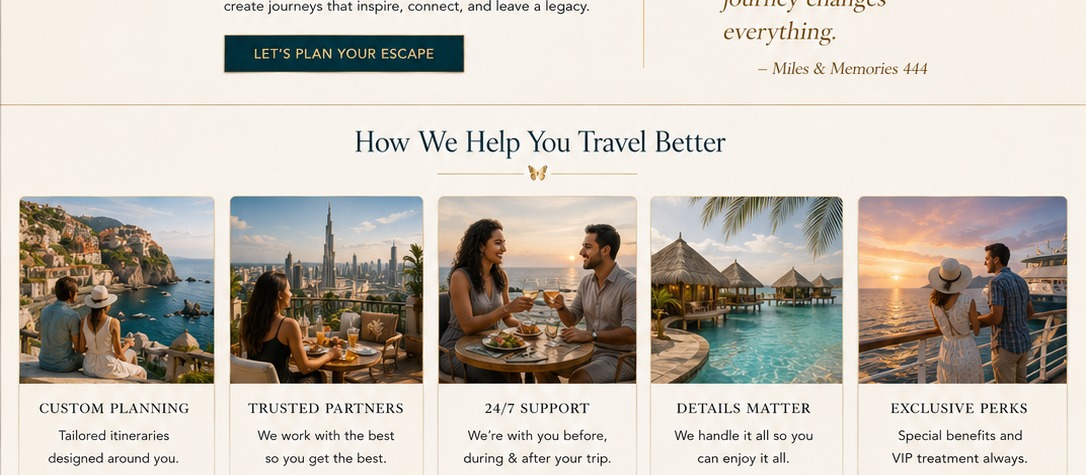 Travel supplier relationships